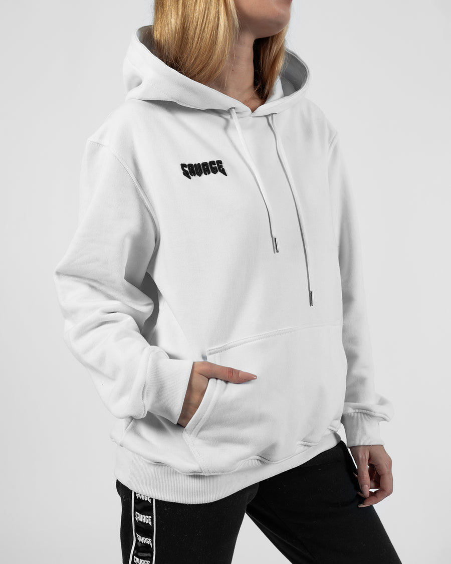 BASIC ICON HOODIE WEISS