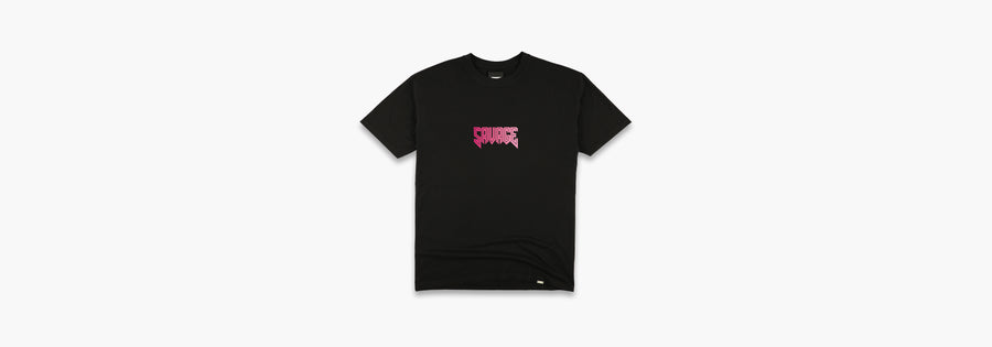 Savage T-Shirt mit Metallic-Print